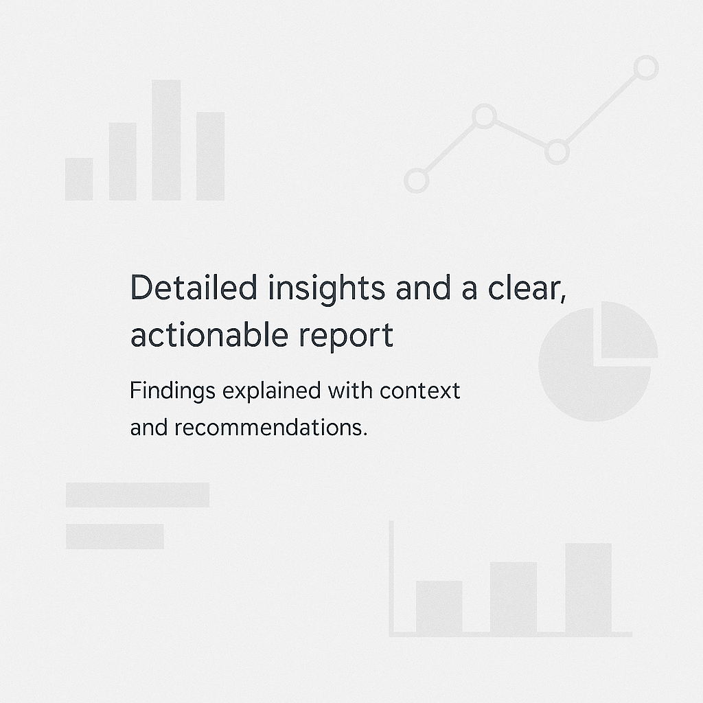 Security analysis and reporting